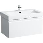 Weiße Laufen Pro Waschbeckenunterschränke & Badunterschränke aus Eiche mit Schublade 