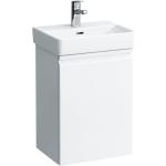 Weiße Laufen Pro Handwaschbecken & Gäste-WC-Waschtische glänzend aus Glas 