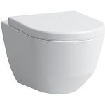 Weiße Laufen Pro Wand-WCs aus Keramik 
