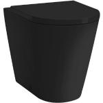 Schwarze Laufen Stand-WCs glänzend aus Keramik 