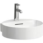 Weiße Laufen Handwaschbecken & Gäste-WC-Waschtische Matte aus Keramik mit Hahnloch 