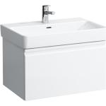 Weiße Laufen Pro Waschbeckenunterschränke & Badunterschränke aus MDF mit Schublade Breite über 500cm, Höhe 350-400cm, Tiefe 400-450cm 