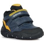 Lauflernschuh GEOX "B BALTIC BOY B ABX" blau (navy, gelb) Kinder Schuhe Lauflernschuhe