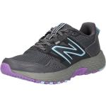 Anthrazitfarbene New Balance 410 Trailrunning Schuhe mit Schnürsenkel aus Mesh für Damen Größe 36,5 