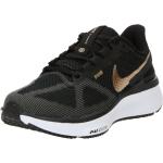 Reduzierte Schwarze Nike Zoom Structure Joggingschuhe & Runningschuhe mit Schnürsenkel aus Mesh für Damen Größe 37 