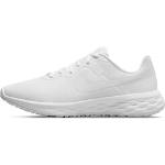 Weiße Nike Revolution 6 Herrenlaufschuhe atmungsaktiv Größe 42,5 