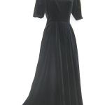 Mitternachtsblaue Gothic Mini Kurze Abendkleider mit Reißverschluss für Damen 