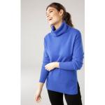 Rollkragenpullover LAURA SCOTT blau Damen Pullover aus reinem Kaschmir in vielen verschiedenen Farben
