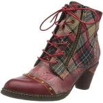 Rote Laura Vita Ankle Boots & Klassische Stiefeletten für Damen Größe 36 