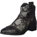 Schwarze Laura Vita Ankle Boots & Klassische Stiefeletten aus Textil für Damen Größe 42 
