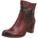 Rote Laura Vita Ankle Boots & Klassische Stiefeletten für Damen Größe 37 