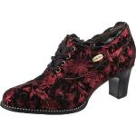 Rote Laura Vita Runde Pfennigabsatz High Heels & Stiletto-Pumps mit Reißverschluss aus Leder für Damen Größe 42 