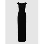 Schwarze Ralph Lauren Lauren by Ralph Lauren V-Ausschnitt Wickelkleider aus Polyester für Damen Größe S 
