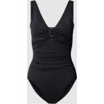 Schwarze Unifarbene Ralph Lauren Lauren by Ralph Lauren Damenbadeanzüge aus Polyester Größe M 