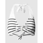 Reduzierte Weiße Ralph Lauren Lauren by Ralph Lauren Bikini-Tops aus Nylon für Damen Größe S 