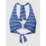 Reduzierte Blaue Ralph Lauren Lauren by Ralph Lauren Bikini-Tops aus Nylon für Damen Größe M 