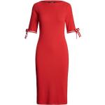 Reduzierte Rote Ralph Lauren Lauren by Ralph Lauren Etuikleider aus Baumwolle für Damen Größe XL 