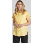 Gelbe Unifarbene Ralph Lauren Lauren by Ralph Lauren Hemdblusen aus Leinen für Damen Größe XS 