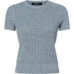 Reduzierte Hellblaue Ralph Lauren Lauren by Ralph Lauren Rundhals-Ausschnitt T-Shirts für Damen Größe XL 