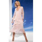 Pastellrosa Elegante Midi Midikleider & knielange Kleider zur Taufe für Damen für den Sommer - versandkostenfrei 