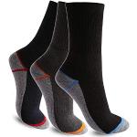 Lavazio® 6 | 12 | 18 | 24 Paar Herren Arbeitssocken Sportsocken Thermo Socken dick & herrlich in dunklen Farben, Größe:40-44 (wie 39-42), Farbe:mehrfarbig - als 12 Paar Packung