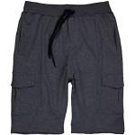 Anthrazitfarbene Sportliche LAVECCHIA Cargo-Shorts für Herren Größe 4 XL Große Größen für den für den Sommer 