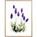 Lavendelfarbene Landhausstil XXL Poster & Riesenposter aus Papier 
