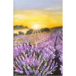 Lavendelfarbene Landschaftsbilder mit Lavendel-Motiv 