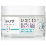 Reduzierte Parfümfreie Lavera Basis Sensitiv Naturkosmetik Bio Nachtcremes 50 ml für Herren 