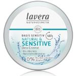 Reduzierte Aluminiumfreie Lavera Basis Sensitiv Naturkosmetik Bio Creme Herrendeodorants 50 ml mit Mineralien 