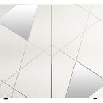 Reduzierte Weiße Nachhaltige Sideboards Hochglanz aus Holz Breite 100-150cm, Höhe 100-150cm, Tiefe 0-50cm 