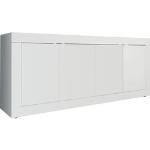 Reduzierte Weiße Inosign Nachhaltige Sideboards Hochglanz aus Kunststoff Breite 200-250cm, Höhe 50-100cm, Tiefe 0-50cm 