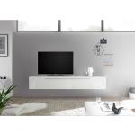 LC Spa TV-Lowboard Infinity Hochglanz Weiß Spanplatte 210x34x35 cm (BxHxT) Modern