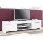 Reduzierte Weiße Moderne Inosign Nachhaltige TV-Lowboards & Fernsehtische aus MDF Breite 100-150cm 