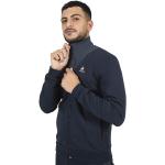 Reduzierte Bestickte Le Coq sportif Herrensweatshirts mit Reißverschluss aus Fleece Größe XL 