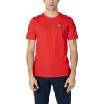 Rote Le Coq sportif T-Shirts für Herren Größe L für den für den Sommer 