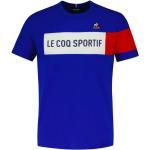 Reduzierte Blaue Le Coq sportif T-Shirts aus Baumwolle für Herren Größe L 