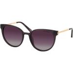 Schwarze Le Specs Runde Sonnenbrillen polarisiert aus Kunststoff für Damen 
