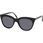 Schwarze Le Specs Halfmoon Magic Cateye Sonnenbrillen aus Kunststoff für Damen 