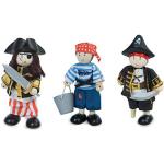 Bunte 10 cm Le Toy Van Piraten & Piratenschiff Spielzeugfiguren aus Holz 