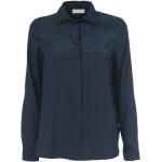 Reduzierte Blaue Le Tricot Perugia Festliche Blusen aus Seide für Damen Größe 3 XL 