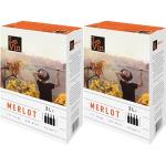 Französische Bag-In-Box Merlot Rotweine 3,0 l 2-teilig 