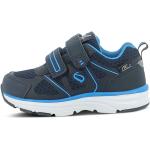 Reduzierte Marineblaue Outdoor Schuhe mit Klettverschluss aus Mesh für Kinder Größe 25 