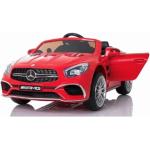 Rote Mercedes Benz Merchandise Elektroautos für Kinder aus Kunststoff 