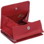 Rote Wiener Schachteln aus Leder mit RFID-Schutz für Herren 
