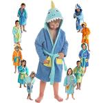 Kinderbademäntel mit Kapuze aus Baumwolle für Jungen Größe 122 