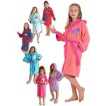 Bestickte Kinderbademäntel mit Kapuze aus Baumwolle für Mädchen Größe 170 