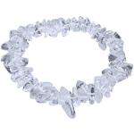 Weiße Edelstein Armbänder mit Bergkristall 