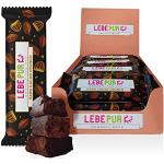 Lebepur Bio Energieriegel Dark Cacao Crunch 15x50g | veganer Riegel auf Dattelbasis | Kakaokerne, Cashewkernmus, Kakao | ohne Zuckerzusatz | glutenfrei | laktosefrei | Paleo | Power Bar | Big Box