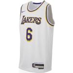 Lebron James Los Angeles Lakers Association Edition Nike Dri-FIT NBA Swingman Trikot für ältere Kinder - Weiß